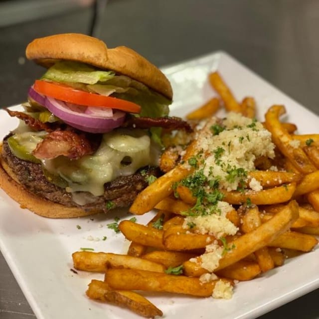 Cook'd Spicy Burger.