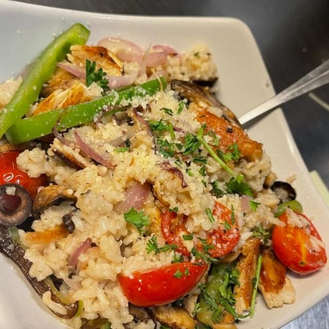 Cook'd Veggie Rice Bowl.