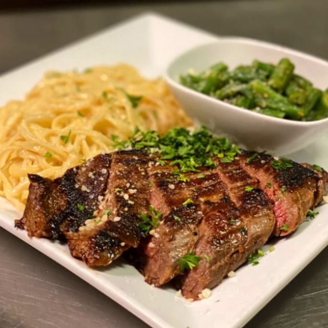 Marinated Flank Steak.