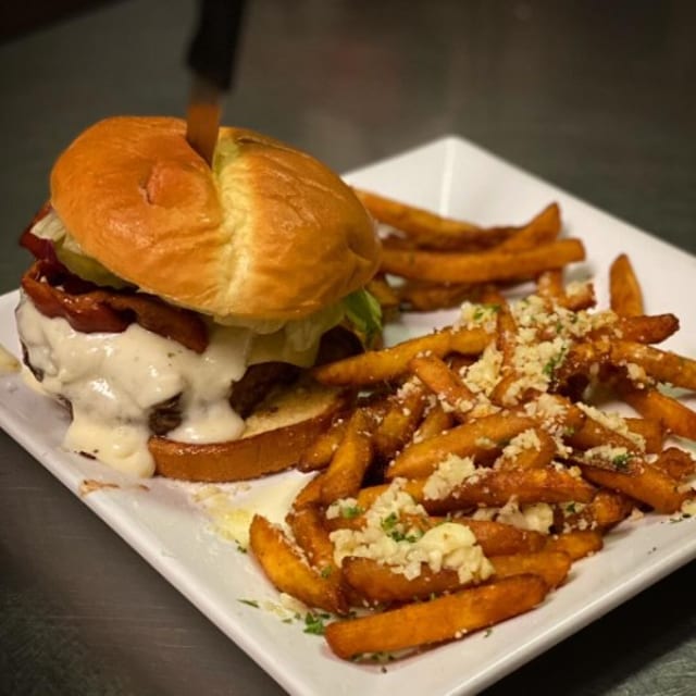 Alfredo Mushroom Burger.