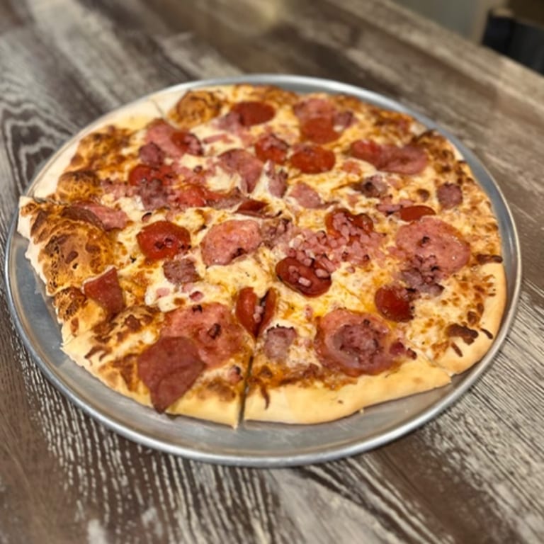 Indulge in Meat Lovers Pizza